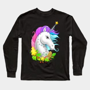 Xmas Unicorn Long Sleeve T-Shirt